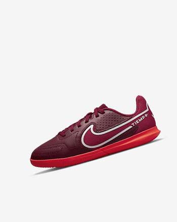 Nike Jr. Tiempo Legend 9 Club IC Rojos Rojos Claro | MX 2484